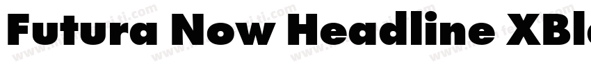 Futura Now Headline XBlack字体转换
